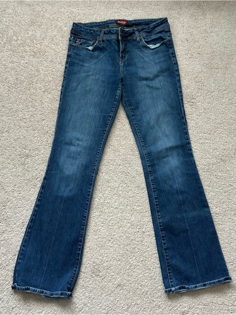 Y2K moto Flare Jeans Women